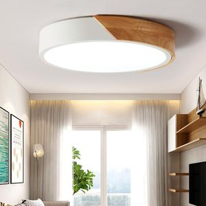 Ceiling Lights Wooden Chinese Lamp Baby Room Kidsroom Multi Color Shades Chandelier Led Flush