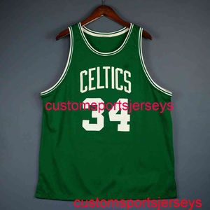 100% Costurado Paul Pierce Vintage Jersey Mens Mulheres Juventude Jersey XS-5XL 6XL