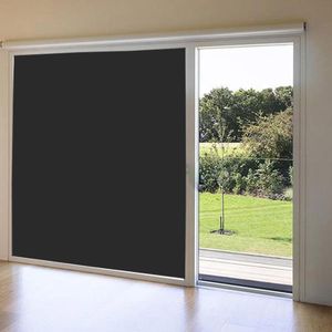 Naklejki ścienne 1 PC Blackout Light Blocking Privacy Black Window Naklejki Dickening Nieprawie odcień do śpiących i dziecięcego przedszkola