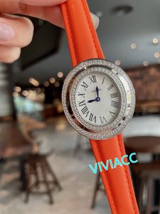 38 mm Wysokiej jakości kwarcowy zegarek luksusowe kobiety ze stali nierdzewnej Rzymski numer