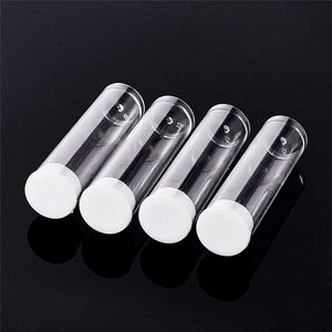 50 ~ 100pcs Plast Clear Tube Bead Containers Bottle Jar Storage Smycken Display 55x15mm F60