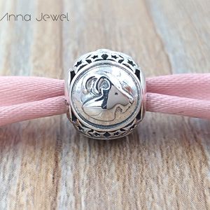 DIY Подвески для ювелирных наборов Комплект Chake Capricorn Star Charm Pandora 925 Стерлинговые серебряные браслеты женские цепные браслеты бусины кулон ожерелье подходят в Европе 791945