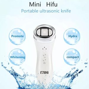 MINI HIFU Ansiktsmassageinstrument Ultraljud LED RF Skin Care Device Face Lift Dighting Wrinkle Avlägsna Ultraljud Therapi Spa Machine