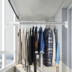 Wholesale steel clothing rail resale online - Shower Curtains Mm Adjustable Clothes Dryer Stainless Steel Tension Rod Bathroom Rail Can Be Used For Inch