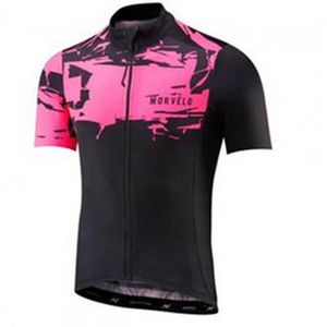 Morvelo Pro Team Atmungsaktives Radtrikot für Herren mit kurzen Ärmeln, Straßenrennen-Shirts, Reitfahrrad-Tops, Outdoor-Sport-Trikot S21042352