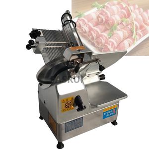 Automatischer Edelstahl elektrisch einfrieren Fleisch Slicer Maschinenschnitt Lammrolle Hammelbeeide Rindfleischformenbildung Herstellermacher