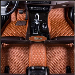 The LANG ROVER DISCOVERY RANGEROVER RANGE ROVERSPORTS car floor mat waterproof pad leather material is odorless and non-toxici