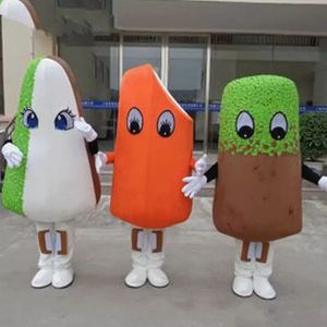 Halloween chocolate gelado mascote traje de alta qualidade personalizar desenhos animados fruta anime tema caráter adulto tamanho Natal festa de aniversário extravagante