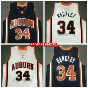 Benutzerdefinierte Retro #34 CHARLES BARKLEY College-Basketball-Trikot für Herren, alle genäht, jede Größe XS-3XL 4XL 5XL Name oder Nummer