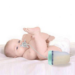 250ml babyflaska barn kopp silikon sippy barn träning söt baby dricksvatten halm matning flaska handsfree flaska 211023