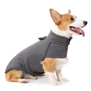 Vestuário de cão S-3XL Roupas Grande Inverno Grande Tamanho Pet Roupas Golden Retriever Casacos Sólogos Sólidos Para Cães Traje de Pets
