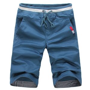 Men Fashion Cotton Shorts summer style short Pant Men's pure color wear Beach trousers big size