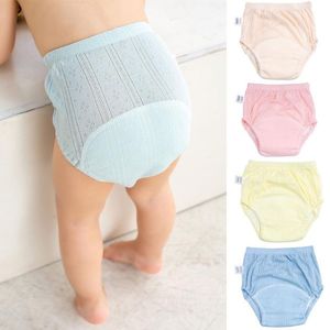 Pano fraldas cor sólida bebê baby bebê nascido calças de treinamento calças shorts lavável roupa interior menino menina reutilizável