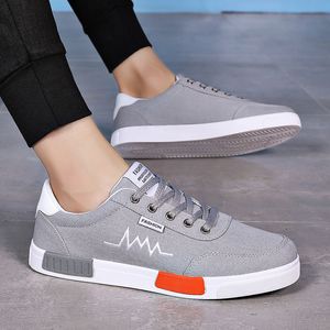 grå botten mesh mode skor normal promenad A03 män varmförsäljning andningsstudent Young cool casual sneakers storlek 39 - 44