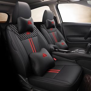 Capa de assento de carro personalizado para Honda XR-V HRV 2015 2016 2017 2018 2019 2020 2021 Conjuntos de acessórios de protetor de almofada interior automática