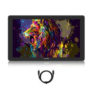 HUION 21,5 pollici Kamvas 22 Plus Tavoletta grafica Tablet con penna in vetro acidato antiriflesso Monitor 140% sRGB Supporto Android macOS Window