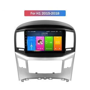 현대 H1 2015-2018 자동 탐색 헤드 유닛 비디오 터치 스크린에 대한 라디오 멀티미디어 안드로이드 자동차 DVD 플레이어