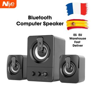 Bluetooth-datorhögtalare Super Bass 4D Surround Sound Subwoofer Column Music Högtalare PC Laptop Högtalare