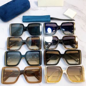 Luxus-Designer-Sonnenbrille für Damen und Herren, 0901S, klassischer quadratischer Rahmen, Urlaubsstil, Metall-Logo-Brille, 0901UV400-Schutz, Top-Qualität, mit Originalverpackung