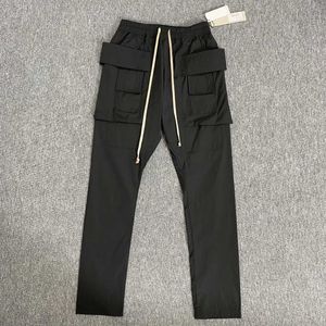 Men s Pants Rick ro Owens double ring overalls can be worn in all seasons Fashionable high street trousers for men and women