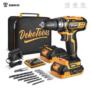 20V Max Drill sem fio, 40n.m chave de fenda elétrica com 3/8 