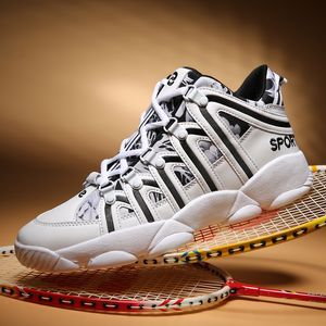 Men's high-top quality running shoes men women sports black white red blue casual thick-soled lovers sneakers trainers