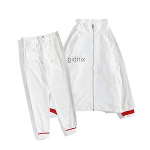 Adam Giysileri Erkek Ter Suit Bahar Sonbahar Uzun Kollu İki Parçalı Set Güz Eşofman Jogging Ceketler + Pantolon GFG I 726II