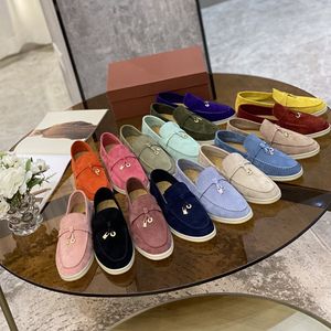 Lüks Daireler Topuk Kadın Lady Designer Style Slip On Shoes Dress Party Logo Kutusu Paketleri Damla Lo3200