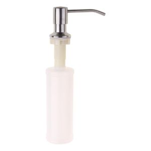 Dispenser di sapone liquido lavello da incasso per cucina in acciaio inossidabile 304 spazzolato lozione QW