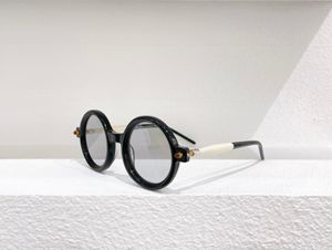 ファッションサングラスフレーム高品質ドイツのニッチブランドKUBラウンドアセテートフレームビンテージメガネ光学処方レンズ