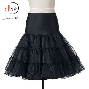 Tutu Rock Swing Rockabilly Petticoat Unterrockirtflausch Pettirtirt für Hochzeit Braut Vintage 50er Jahre Audrey Hepburn Frauen Ballkleid 210629