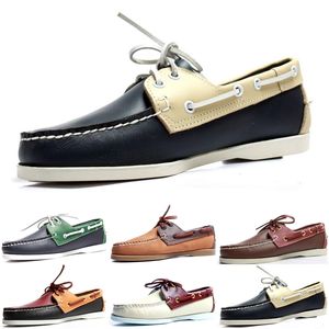 Loafers Shoes Flat Fashion Summermen Casual Slip on Mens Trainers Sneakers Size 36-45 Color405948 797648