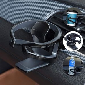 Carro ajustável Air Vent Cup Montagem Universal Clip-On Suporte de Garrafa de Café de Água Suporte de Água (Preto)