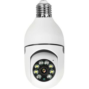 E27 Lampadina Wifi Telecamera PTZ HD Visione notturna a infrarossi Bidirezionale Baby Monitor Monitoraggio automatico Ycc365plus per la sicurezza domestica