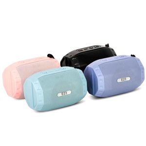 Macaron Bluetooth Bärbar Mini-högtalare Trådlös utomhushögtalare Stöder TF USB MP3-spelare FM-radio