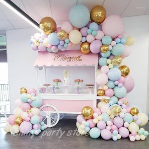 5/36 tum 50pcs macarons latex ballonger födelsedagsfest godisbalonger bröllop dekorationer barn baby shower golobos festival dekor