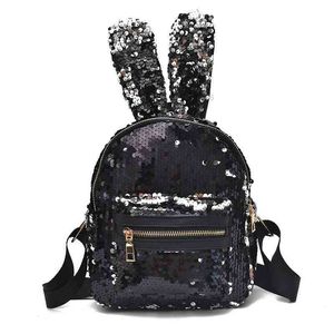 HBP Non- Leisure fashion backpack shingle rabbit ear large capacity Travel College 1 sport.0018