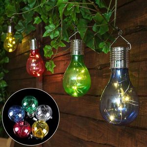 Bollen Zonne energie LED Gloeilamp Lamp Opknoping Decoratie Duurzaam voor Camping Outdoor Garden Myding