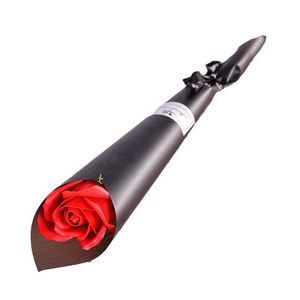 33 cm Seifenrose, künstliche dekorative Blumen, Freundin, Valentinstag, Geschenk, Jahrestag, gefälschte Blumen, Hochzeitsdekoration