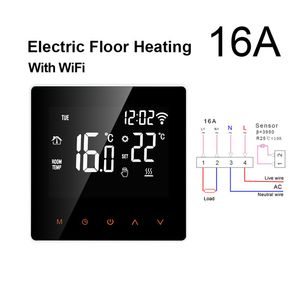 Tuya WiFi Smart Thermostat Electric Floor Heating Water/Gas Boiler Temperature Remote Controller for Google Home Alexa