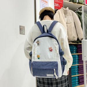 Outdoor Bags Girl Cute Student Kawaii Backpack Corduroy College Ladies School Bag Casual Female Fashion Women Harajuku Book Cool