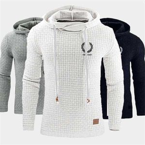 Bluzy męskie żakardowe bluza z kapturem jesień zima człowiek bluza sweter z długim rękawem płaszcz męski siłownia odzież jogging homme hoody 210809