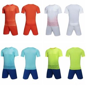 Tamanho XS-XL Equipe Personalizado Branco Vazio Mens Futebol Jersey Uniforme Personalizado Camisas Com Shorts-Impresso Design Nome Nome para Homens Crianças Juventude 6 Cores 21