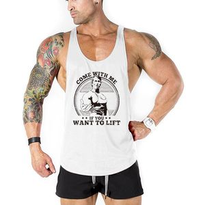 Märke Vest Muscle Ärmlös Singlets Fashion Workout Sport Shirt Mens Bodybuilding Fitness Top Men Gym Tank Kläder