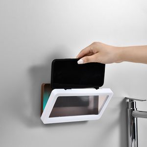 Toilet Supplies Quality Phone Case Bath Wall Mounted Holder Waterproof Phones Storager Sealed Touchable Organizer Travel Portable Decor