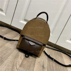 Palm Springs Mini Plecak Pikowane do Ramię lub Cross-Body Wear Torby Travel Soft Cowhide Tłumiowy Pianka Backing Autres Trząta Monogramy