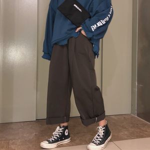 Women Loose Harem Pants Spring Summer Fashion Female Solid Vintage Straight Pant Casual Trousers Big Size S-5XL Oversize 210423