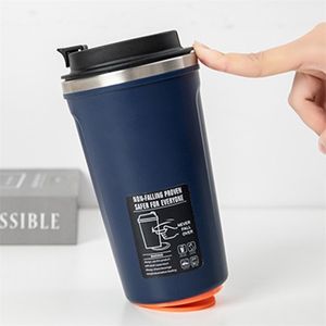 Rostfritt stål termisk kopp kolv kaffe termos rånar Dubbelmur isolerad vakuum tumbler inte fall termokup Håll varm kall 211109