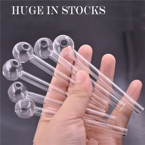 Ultra-Billiga Tjock Pyrex Glasolja Brännare Rör Klar toppkvalitet Rökpipor Transparent Great Tube Oil Nail Pipes för vatten Bong DHL Gratis