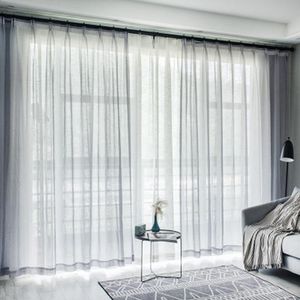 Romântico Jacquard Gaze para a sala de estar, fio de cozinha de quarto tingido gaze, usado cortinas de janela, cortina de estilo fresco cortinas